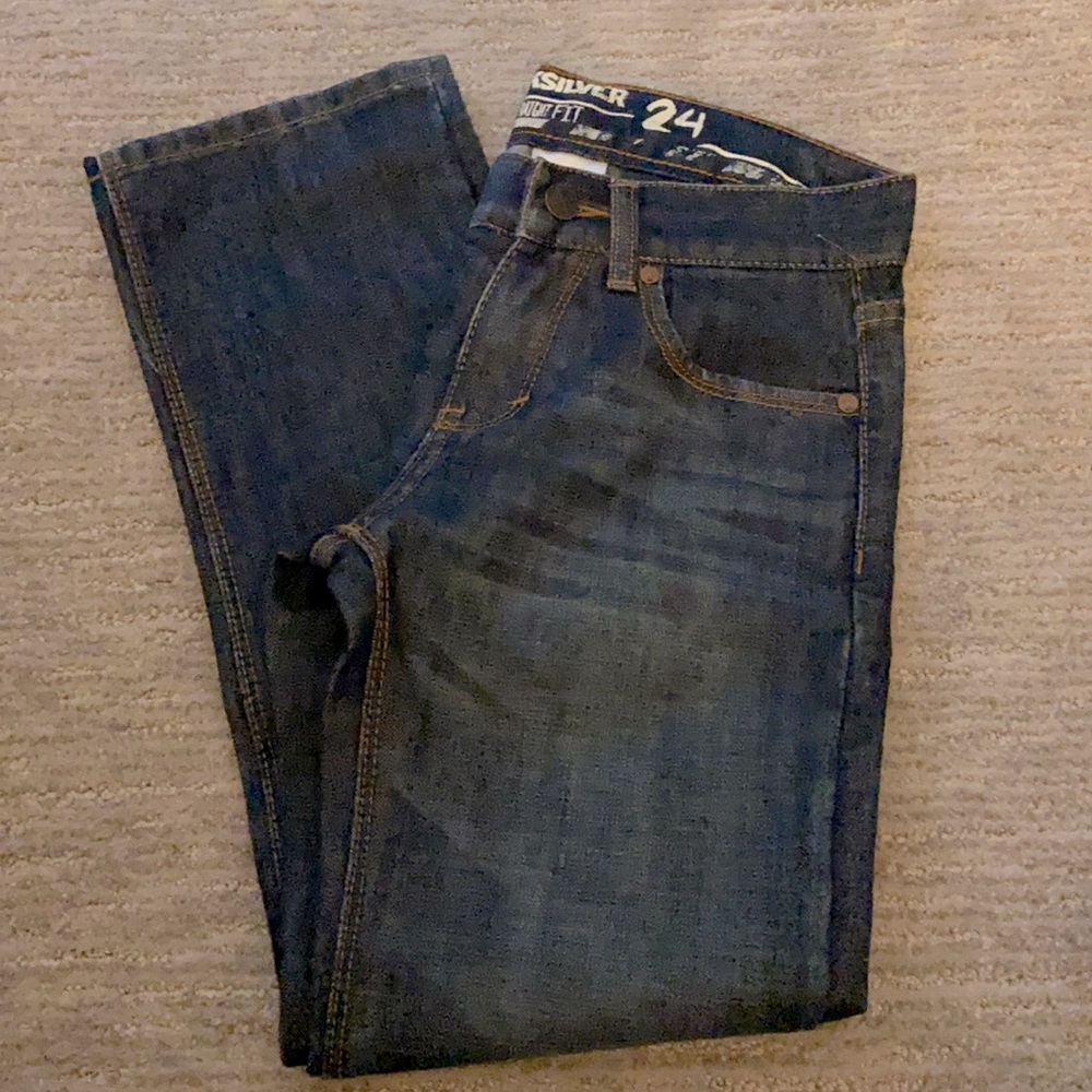 Quiksilver Straight Fit 24 boy jeans , nwot